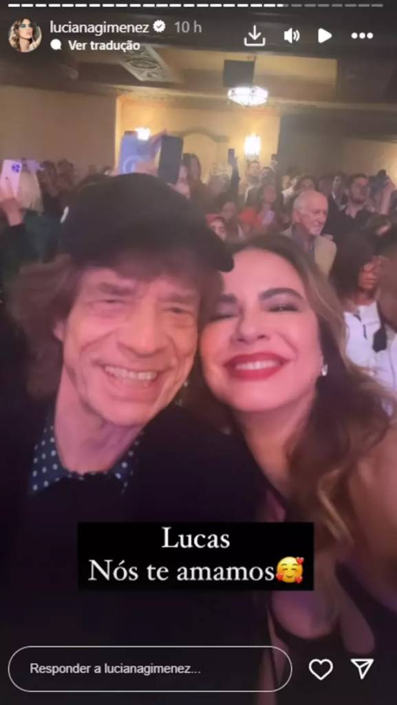 Mick Jagger e Luciana Gimenez se reencontram em formatura do filho.