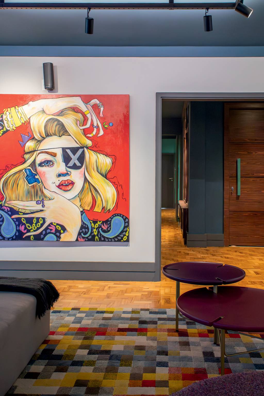 apartamento-diva-depressao-quadro-madonna Indoor, apartamento do Diva Depressão para CLAUDIA