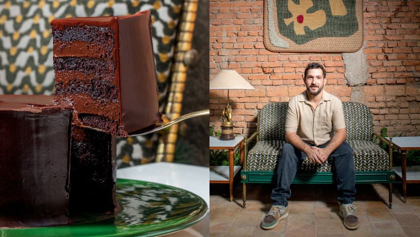 Receita de bolo de chocolate do Chef Ivan Santinho