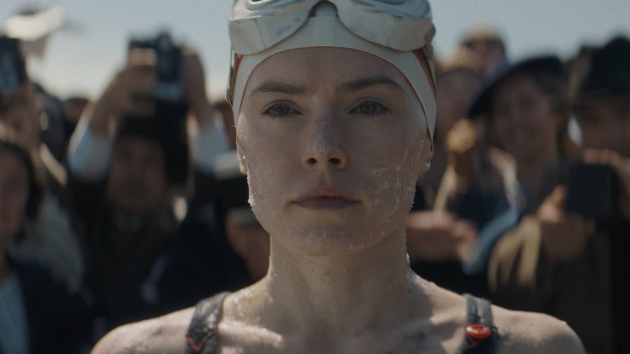 Daisy Ridley em "A Jovem Mulher e o Mar"
