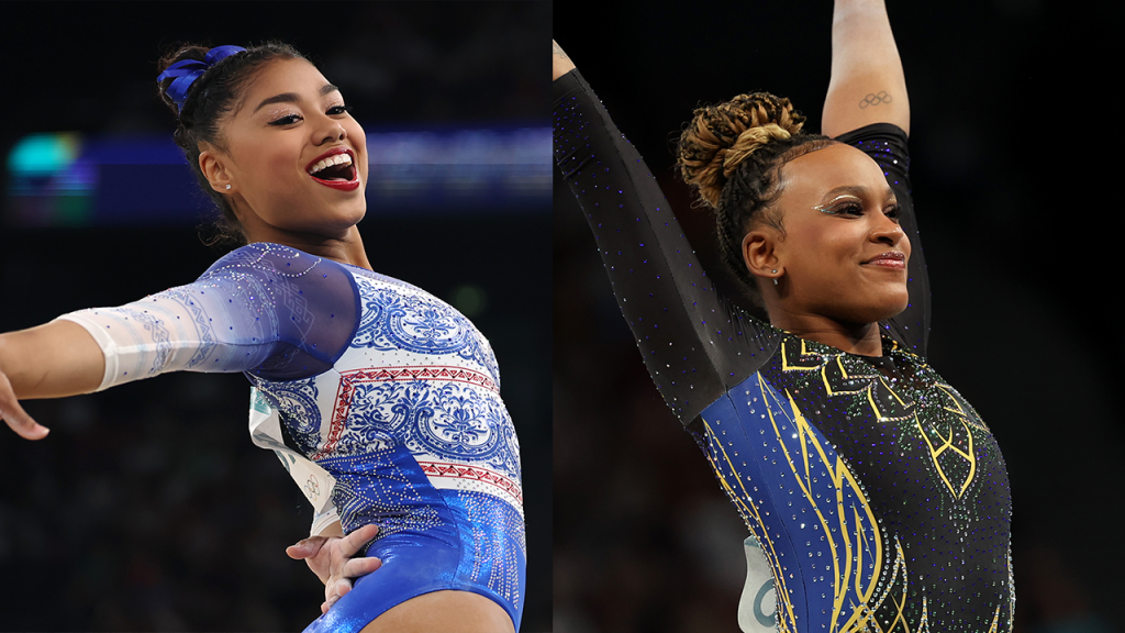 Olimpíadas de Paris: as maquiagens mais bonitas da ginástica artística