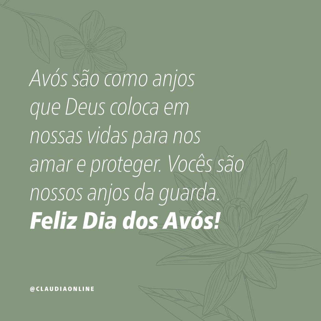 Mensagens e frases de Dia dos Avós para compartilhar no Whatsapp.