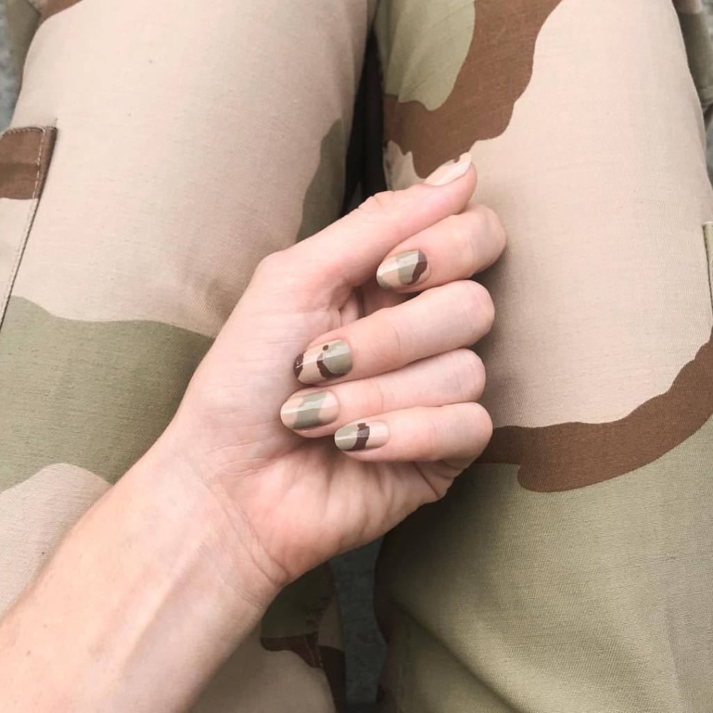 nail-art-camuflagem nail art camuflagem