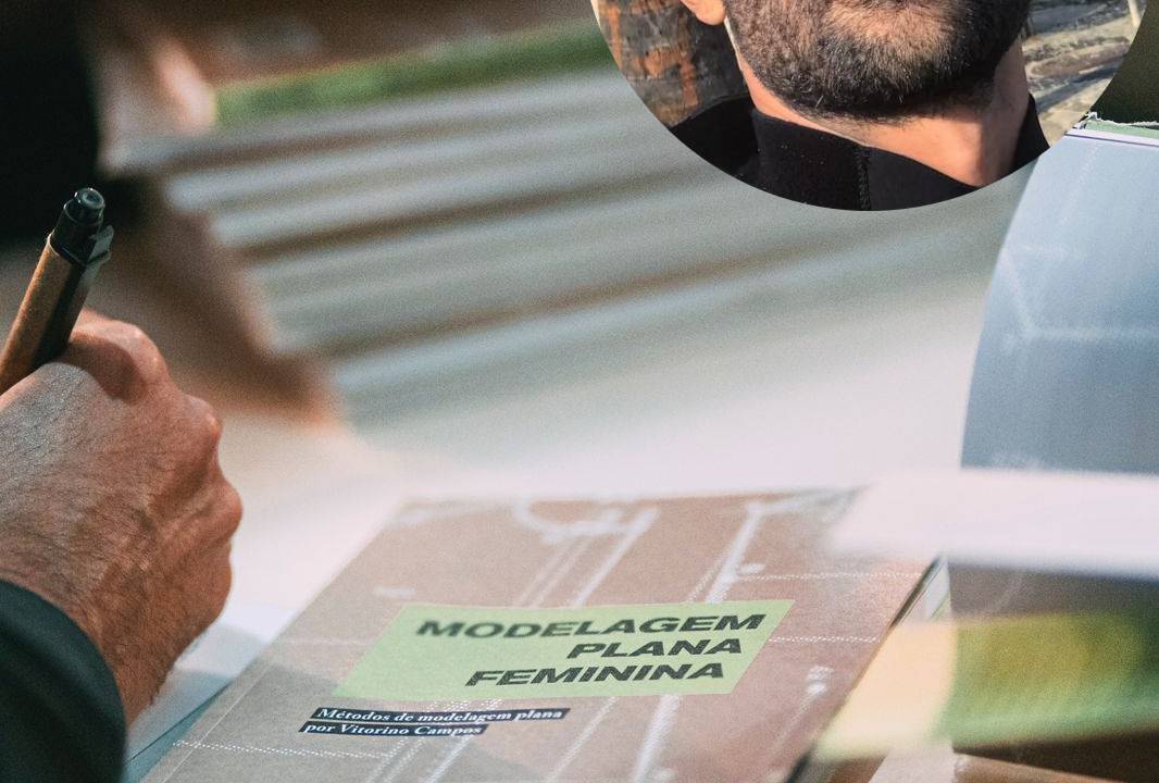 O designer Vitorino Campos autografou diversos exemplares em Fortaleza