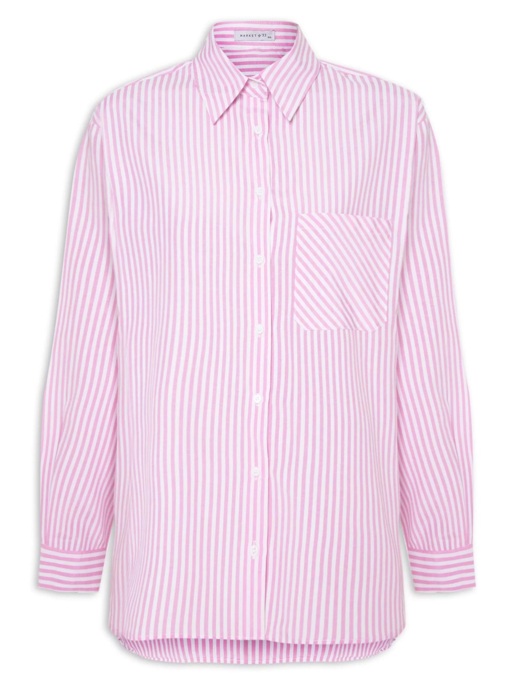 Camisa listrada rosa