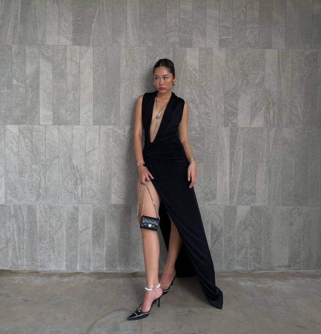 look-com-vestido-preto-colado Roupas que não saem de moda