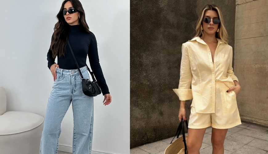 Monocromático, acessórios e mais: truques de styling para parecer mais alta