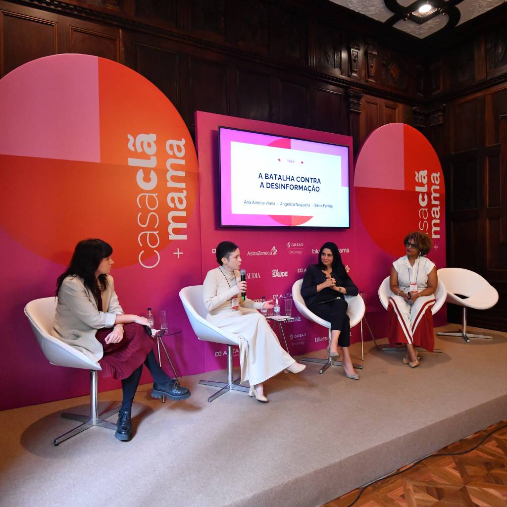 Casa Clã MAMA 2024 A oncologista Angélica Nogueira, a oncologista Ana Amélia Viana, a pesquisadora em saúde pública Silvia Ferrite e Karin Hueck, editora-chefe de CLAUDIA