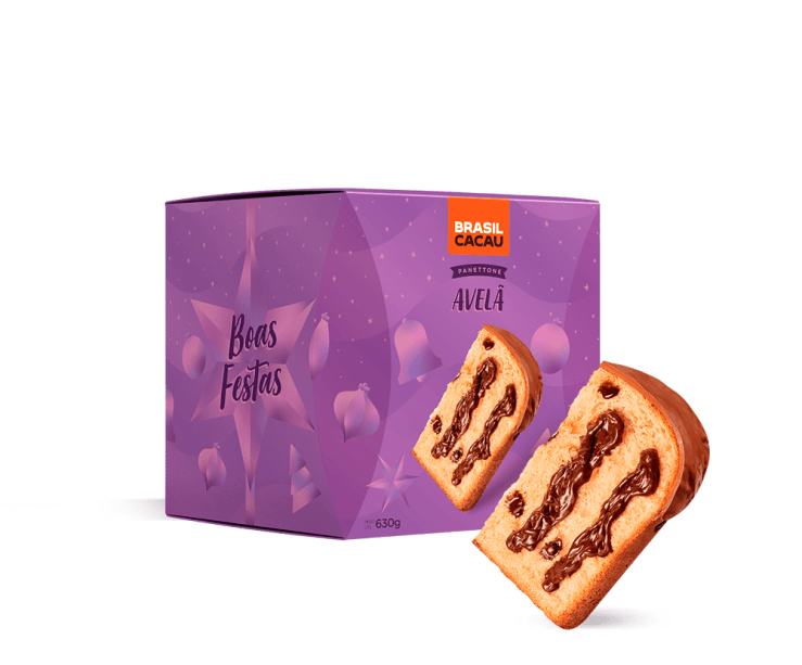 Brasil Cacau - Panettone Trufado Avelã (R$ 94,99 - 630g) Brasil Cacau - Panettone Trufado Avelã (R$ 94,99 - 630g)