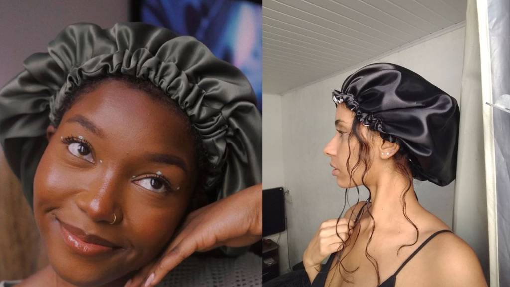 Este é o jeito certo de usar a touca de cetim e ter todos os benefícios