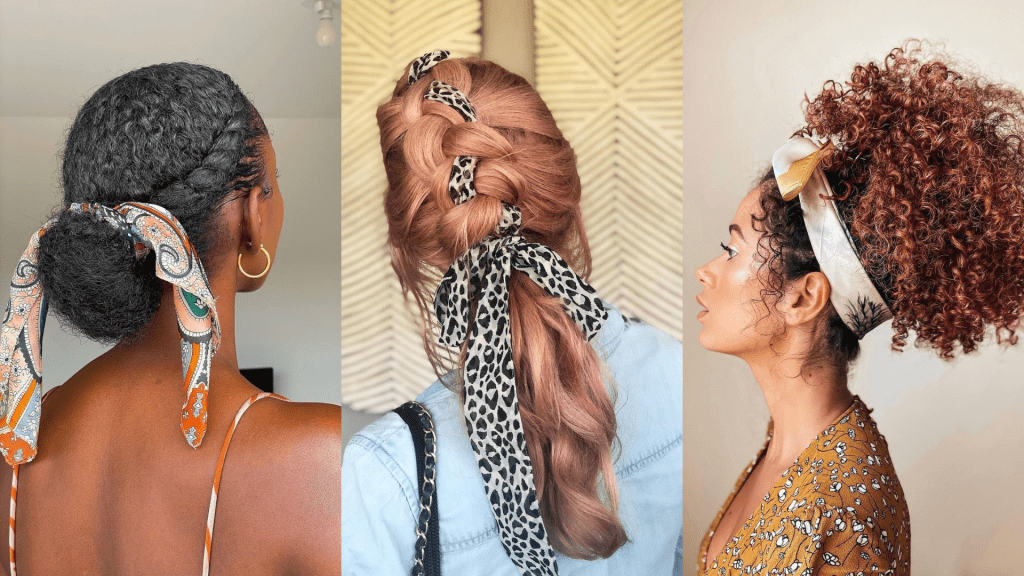 5 formas criativas de usar lenço no cabelo, a tendência do momento