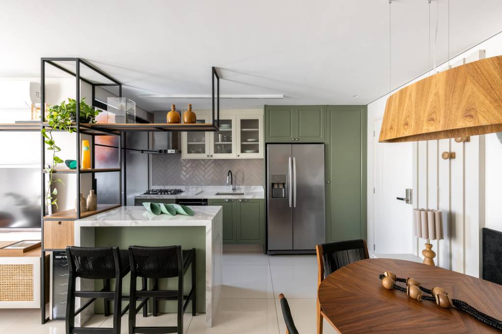 3. Projeto 4T Arquitetura – Foto Manuel Sá Inspirações de cozinha com decoração moderna