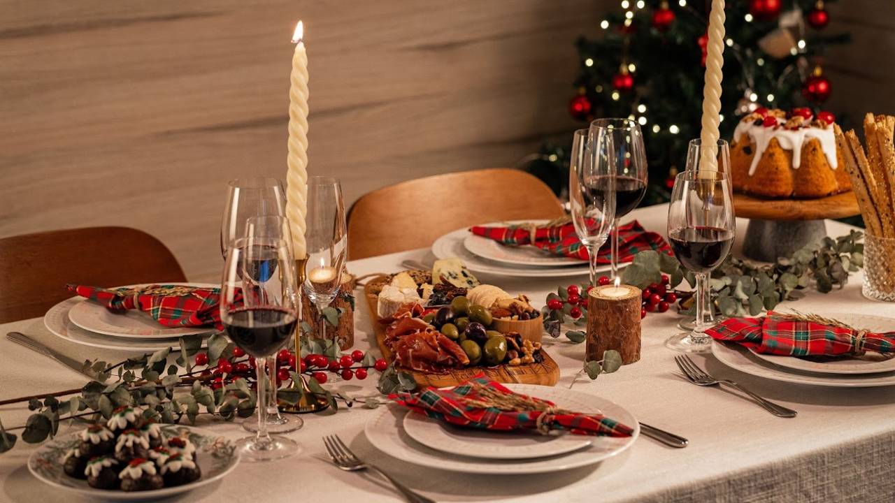 Inspirações para mesa posta de Natal
