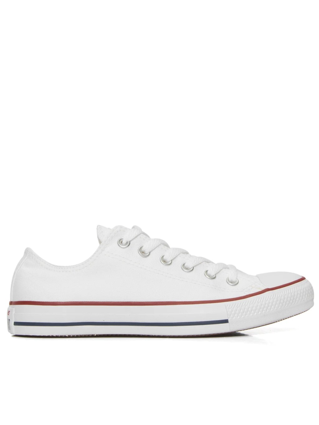 All star branco de cano baixo