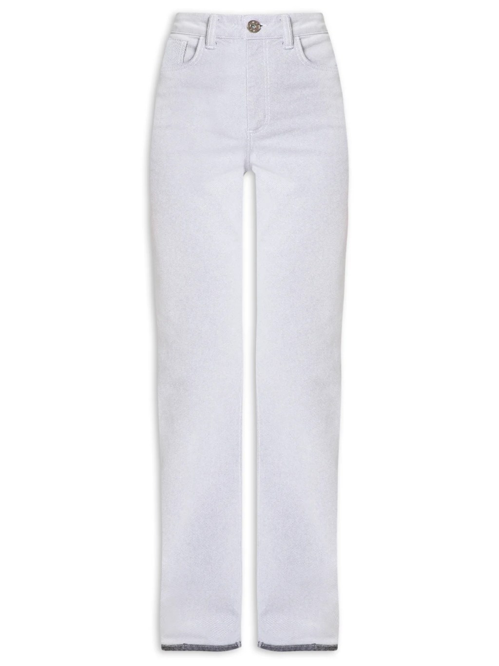 Calça de sarja branca
