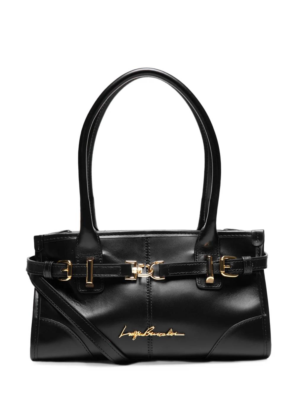 Bolsa de couro preta