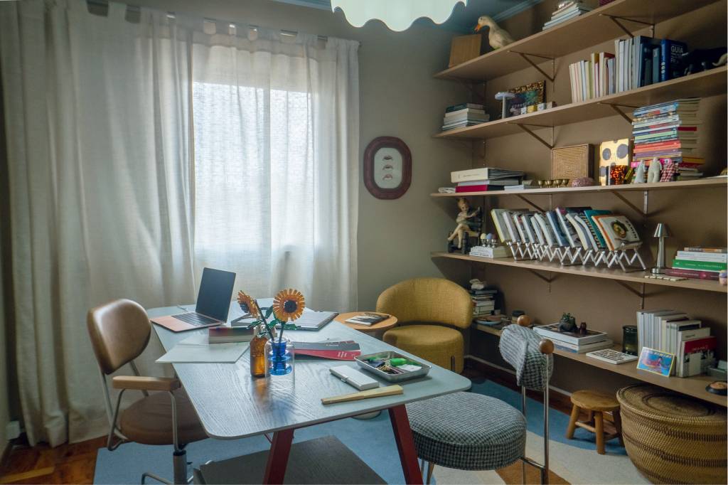 decoracao-home-office Decoração da casa de Bruna Galliano na revista CLAUDIA