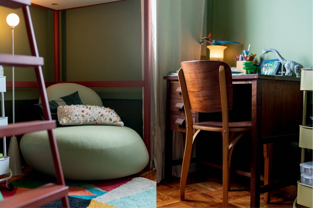 decoracao-quarto-infantil-verde Decoração da casa de Bruna Galliano na revista CLAUDIA