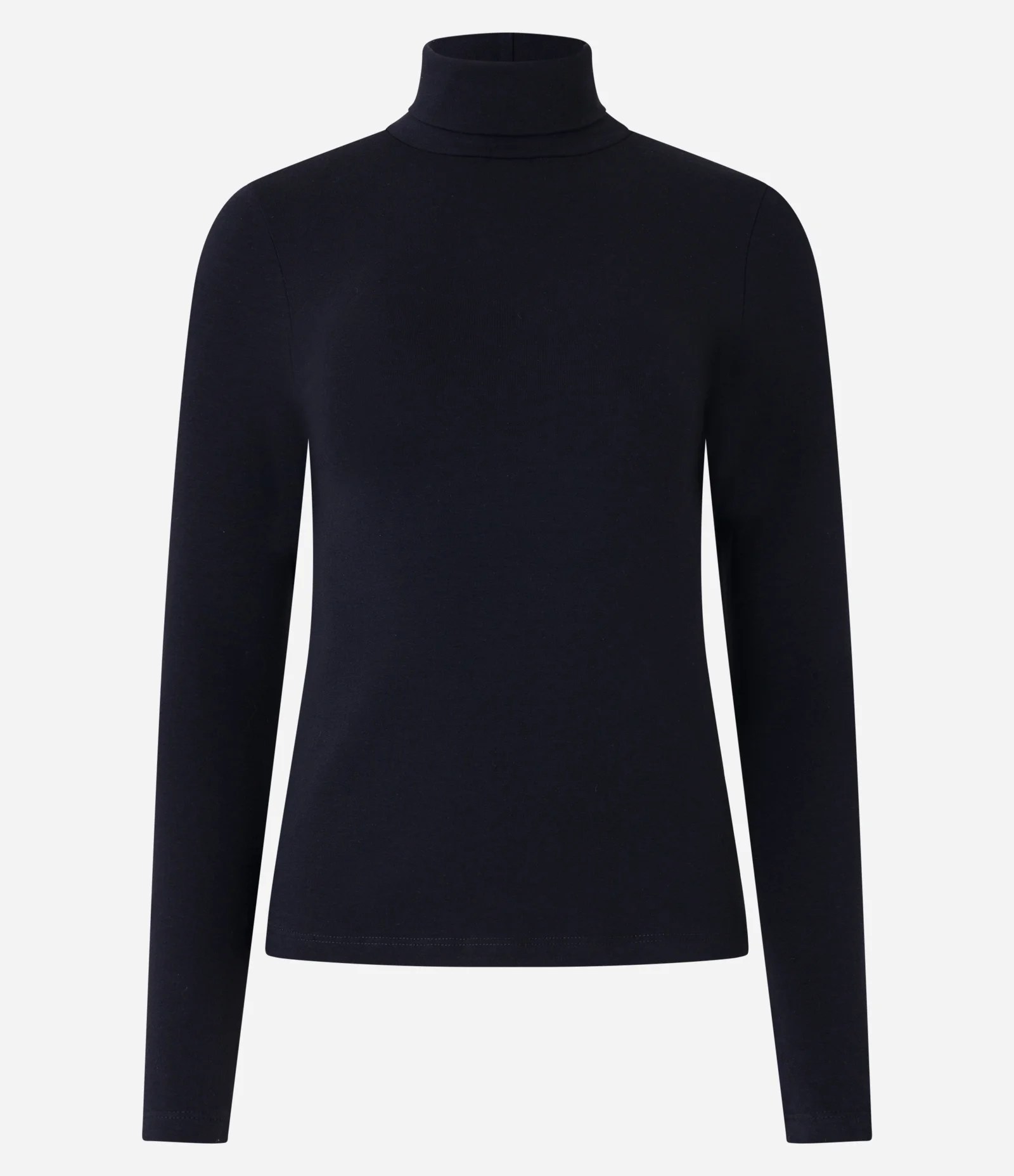 Blusa de gola alta preta