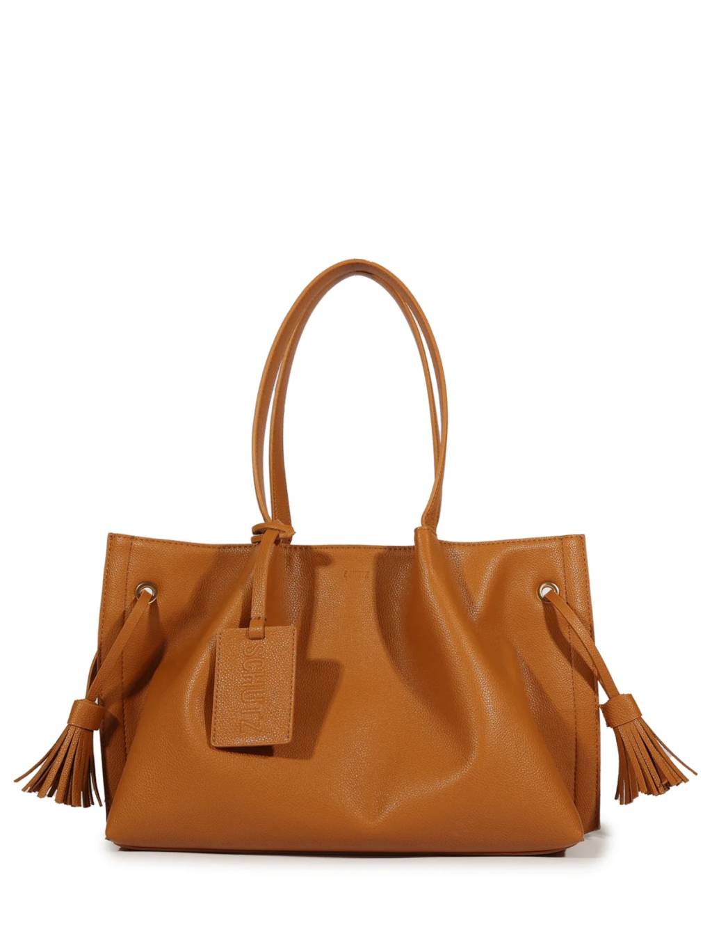 Bolsa de couro marrom