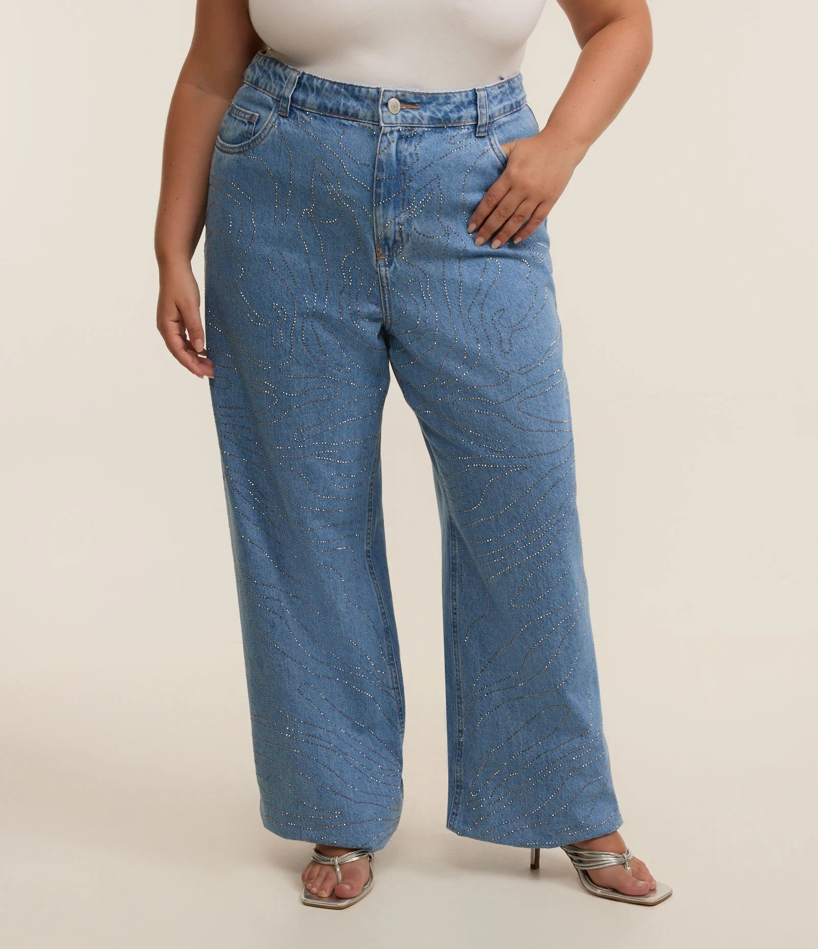 Cal&ccedil;a jeans plus size