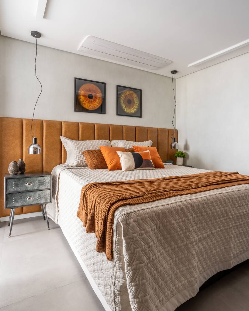 O projeto do BMA Studio traz um tom vintage para o lar a partir da mesa de cabeceira