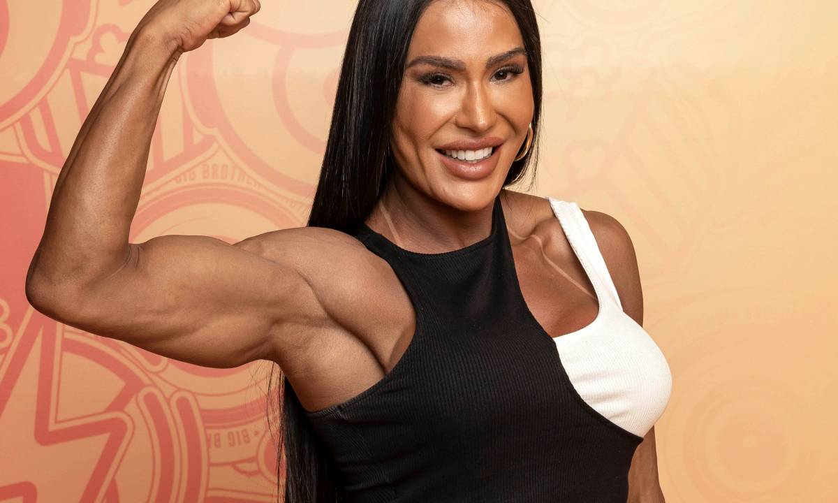 Gracyanne Barbosa treinou pesado para manter abdômen trincado e ombros fortes no BBB 25