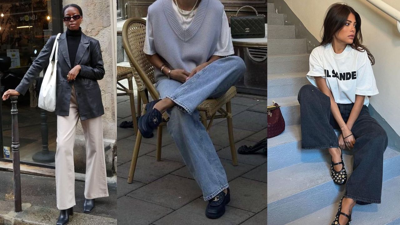 Saiba quais são os 5 tipos de sapatos perfeitos para usar com calça boca larga