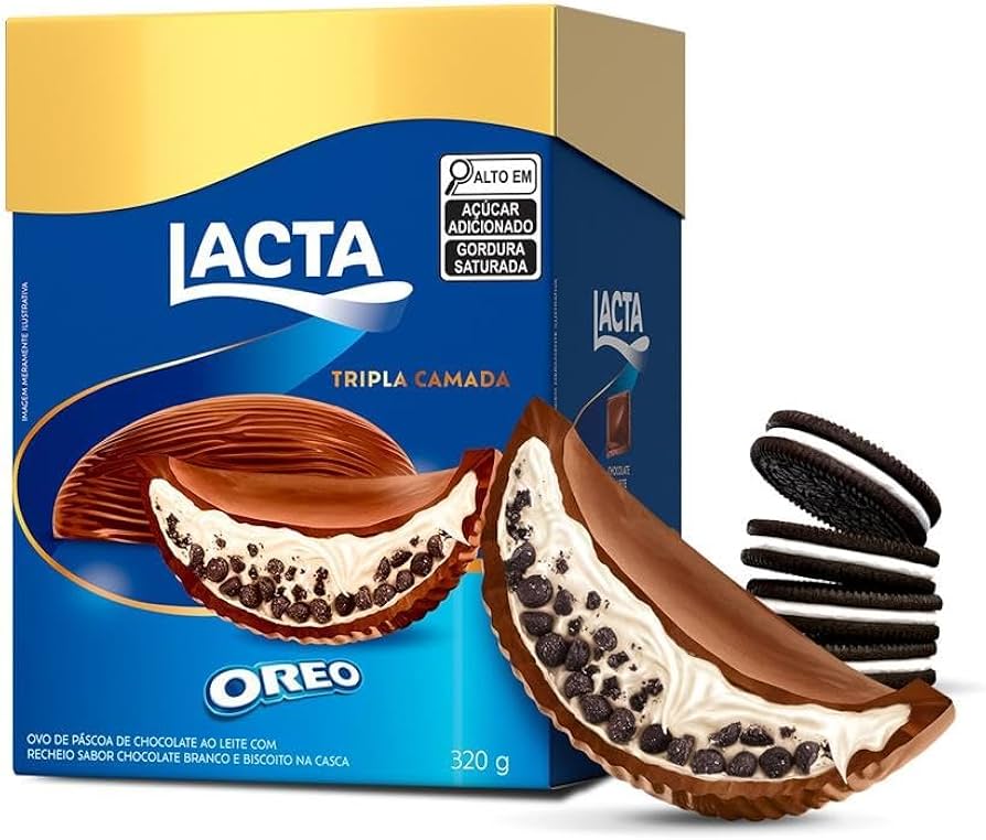 Ovo de Páscoa Tripla Camada Oreo Melhores Ovos de Páscoa 2025