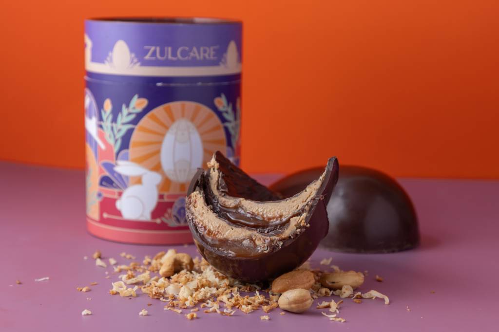 Zulcare Dubai do Brasil com castanha-de-caju 400g Melhores Ovos de Páscoa 2025