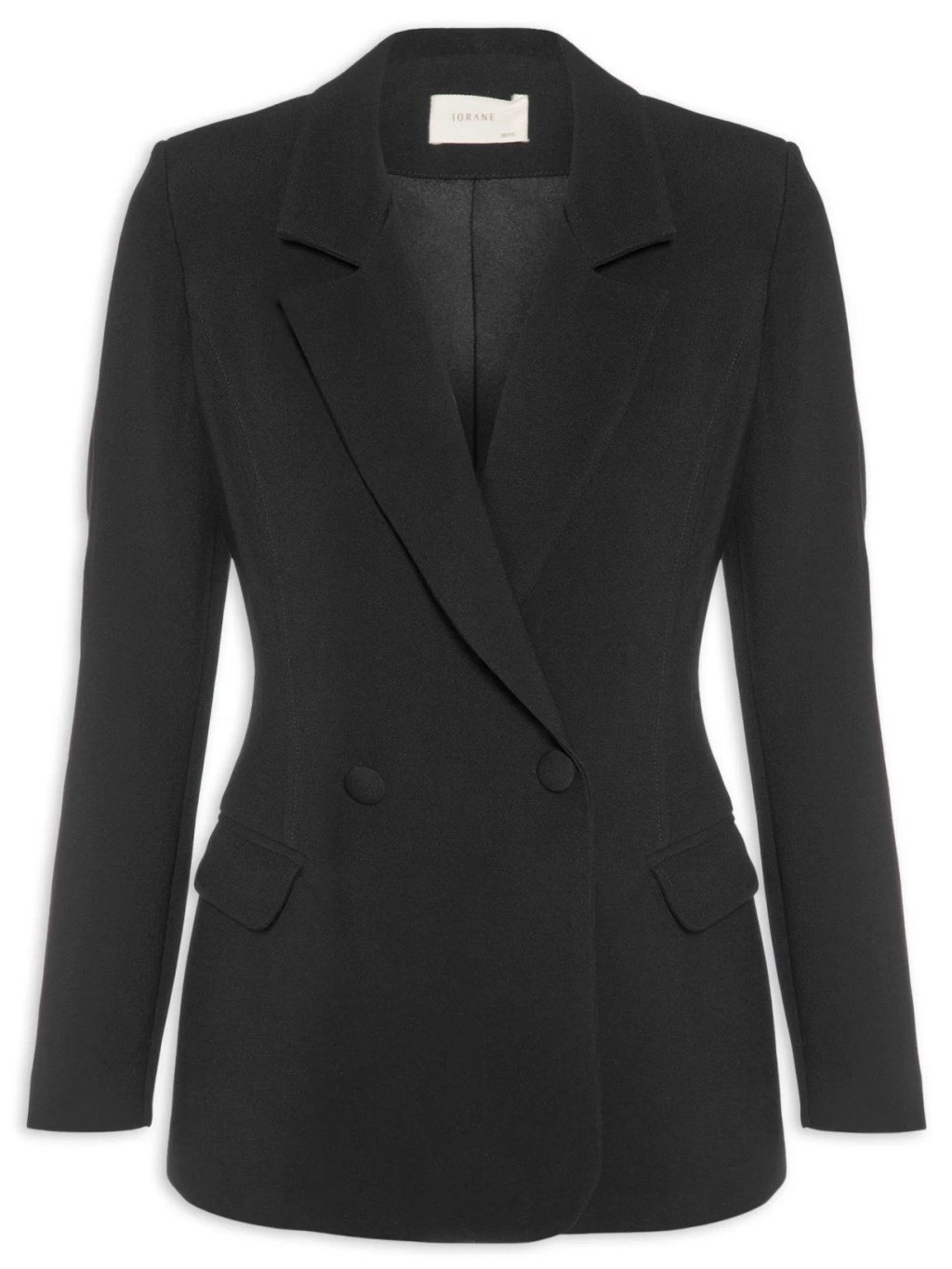 Blazer preta acinturado
