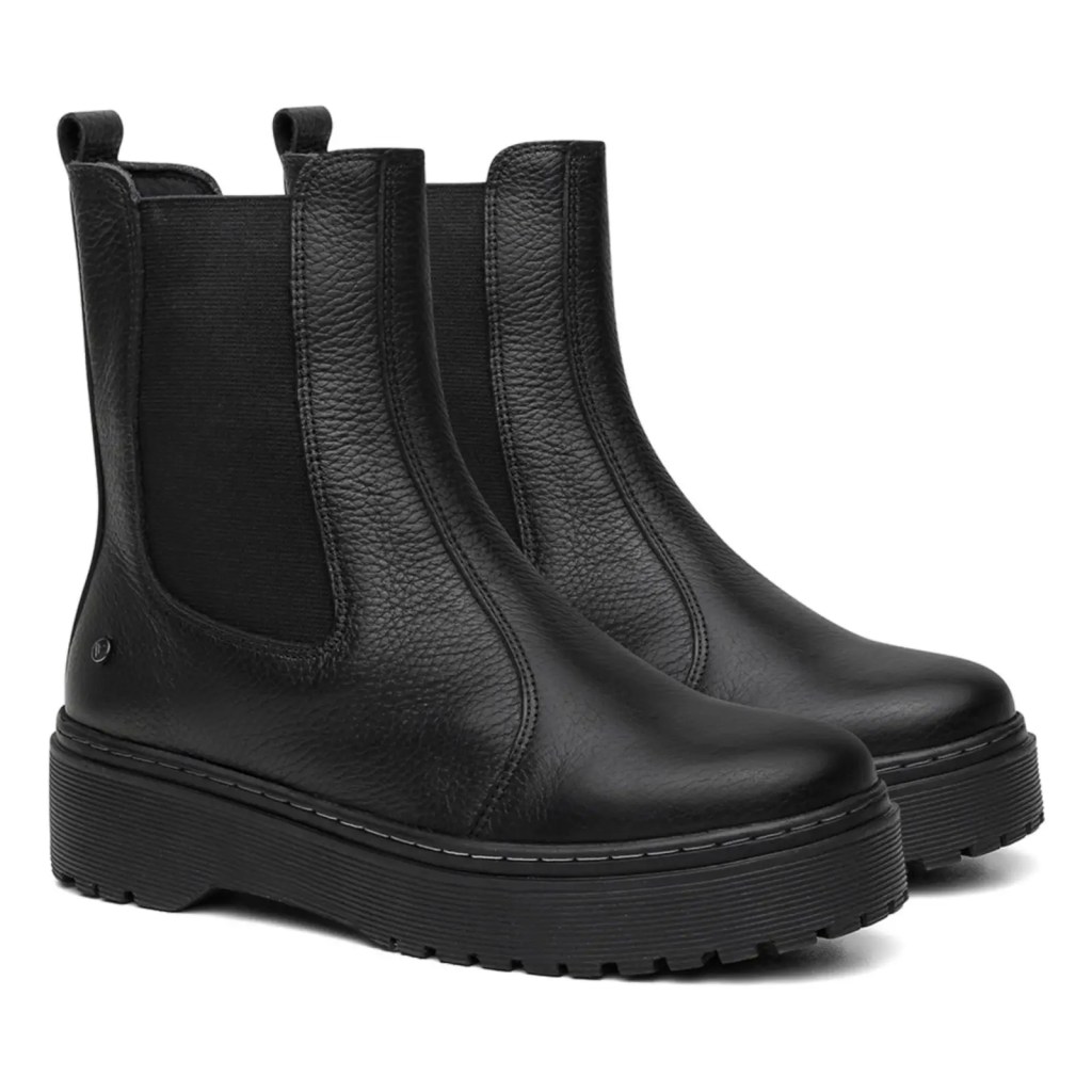Coturno chelsea preto