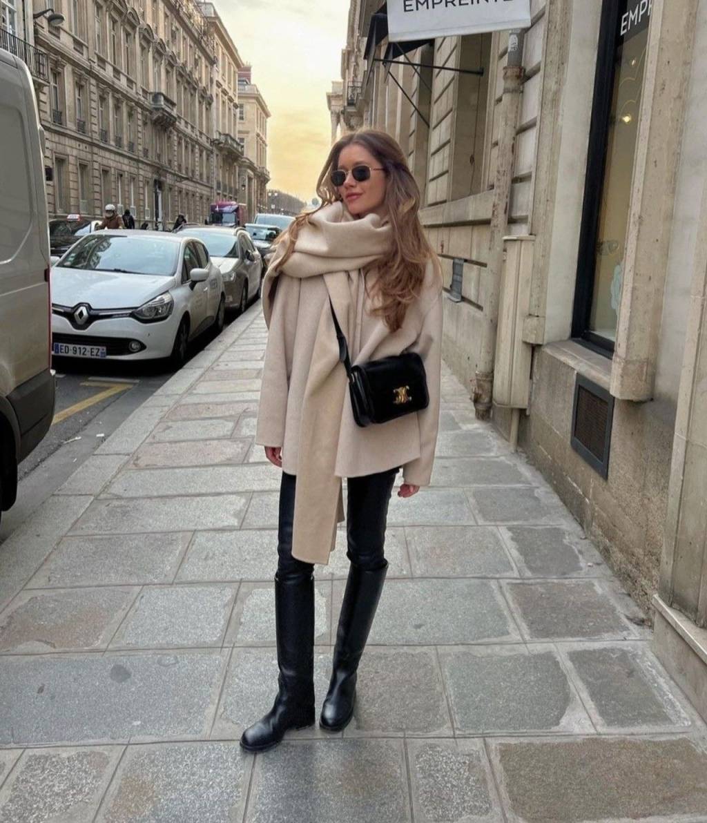 botas-calça-skinny (3) Visual confortável e estiloso usando bota cano alto e calça skinny