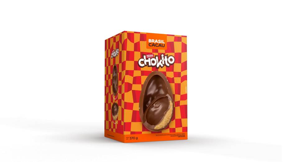 Ovo de Páscoa Recheado Chokito® Nestlé® Brasil Cacau 370g - R$ 109,98