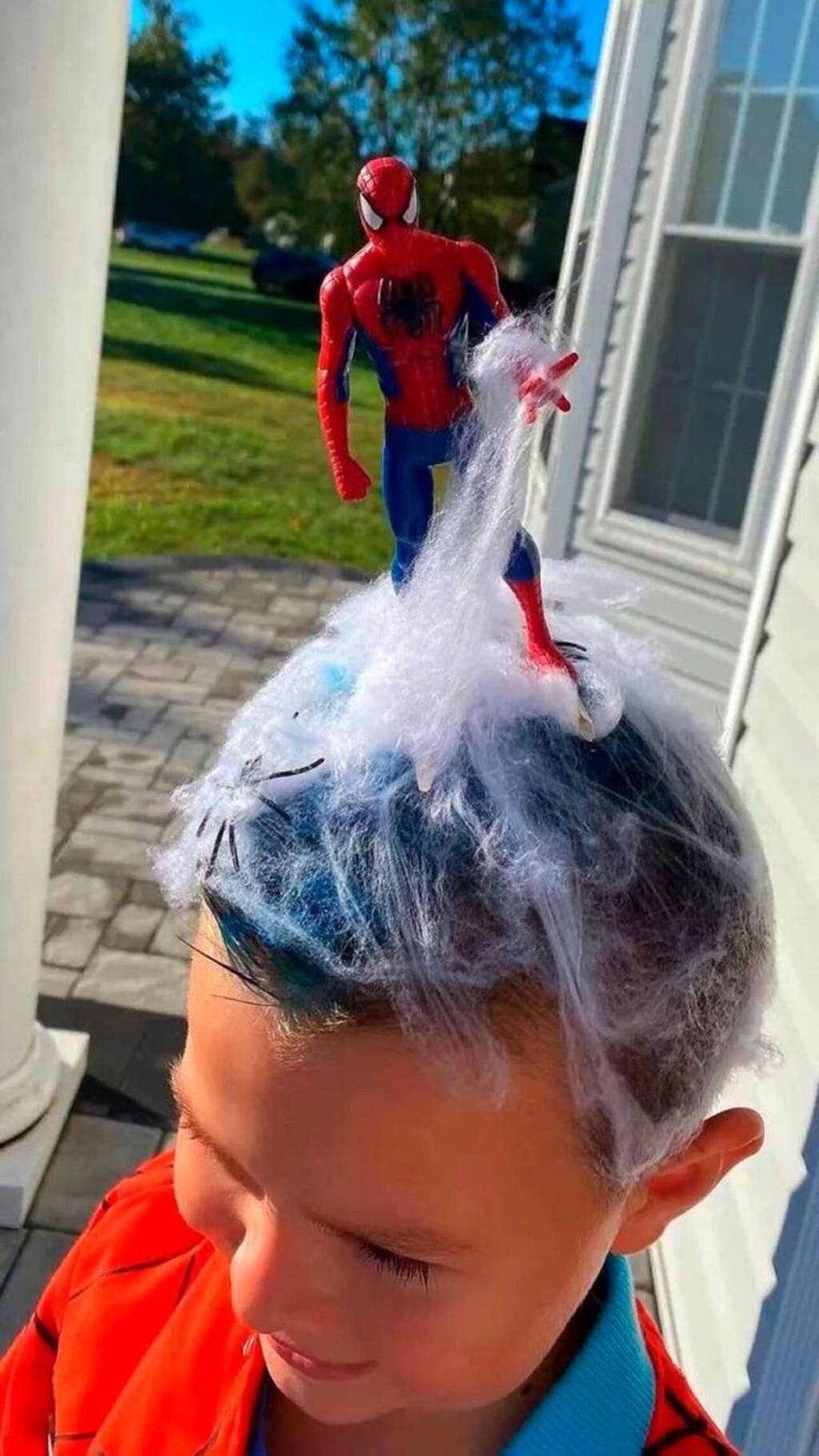cabelo-maluco (2) Inspiração de cabelo maluco com Homem-Aranha