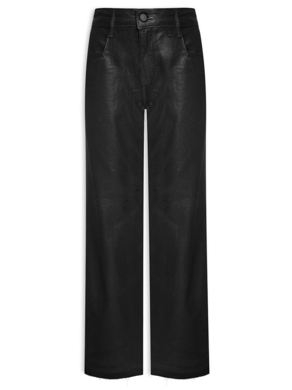Calça de couro preta