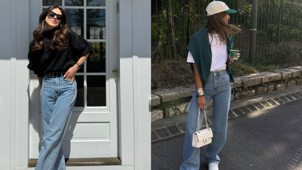calça-e-blusa Uma calça jeans com blusa leve vai super bem com a mudança de temperatura