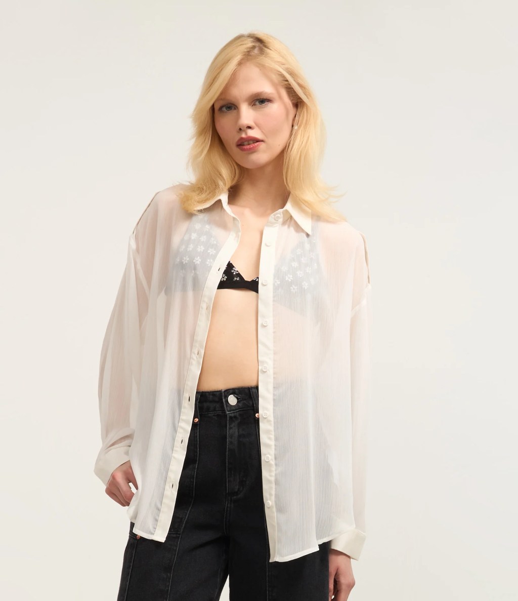 Camisa branca plus size