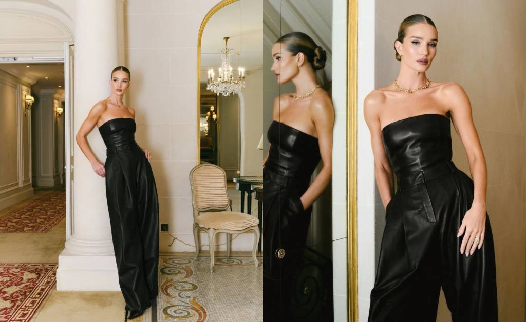 Calça de couro: 5 looks requintados para usar no trabalho