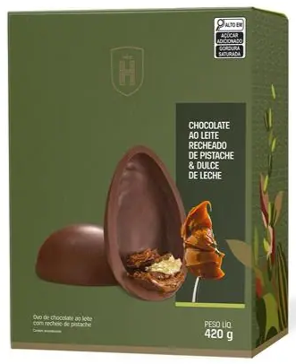 Chocolate ao leite com pistache e doce de leite Havanna 170g - R$ 79,90
