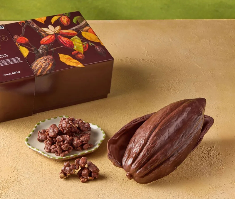 ovos-diferentoes-cacau-dengo Cacau de Pralinê com Rochedos de Castanhas, da Dengo