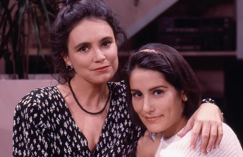 Regina Duarte e Glória Pires viveram Raquel e Maria de Fátima na novela Vale Tudo (1988)