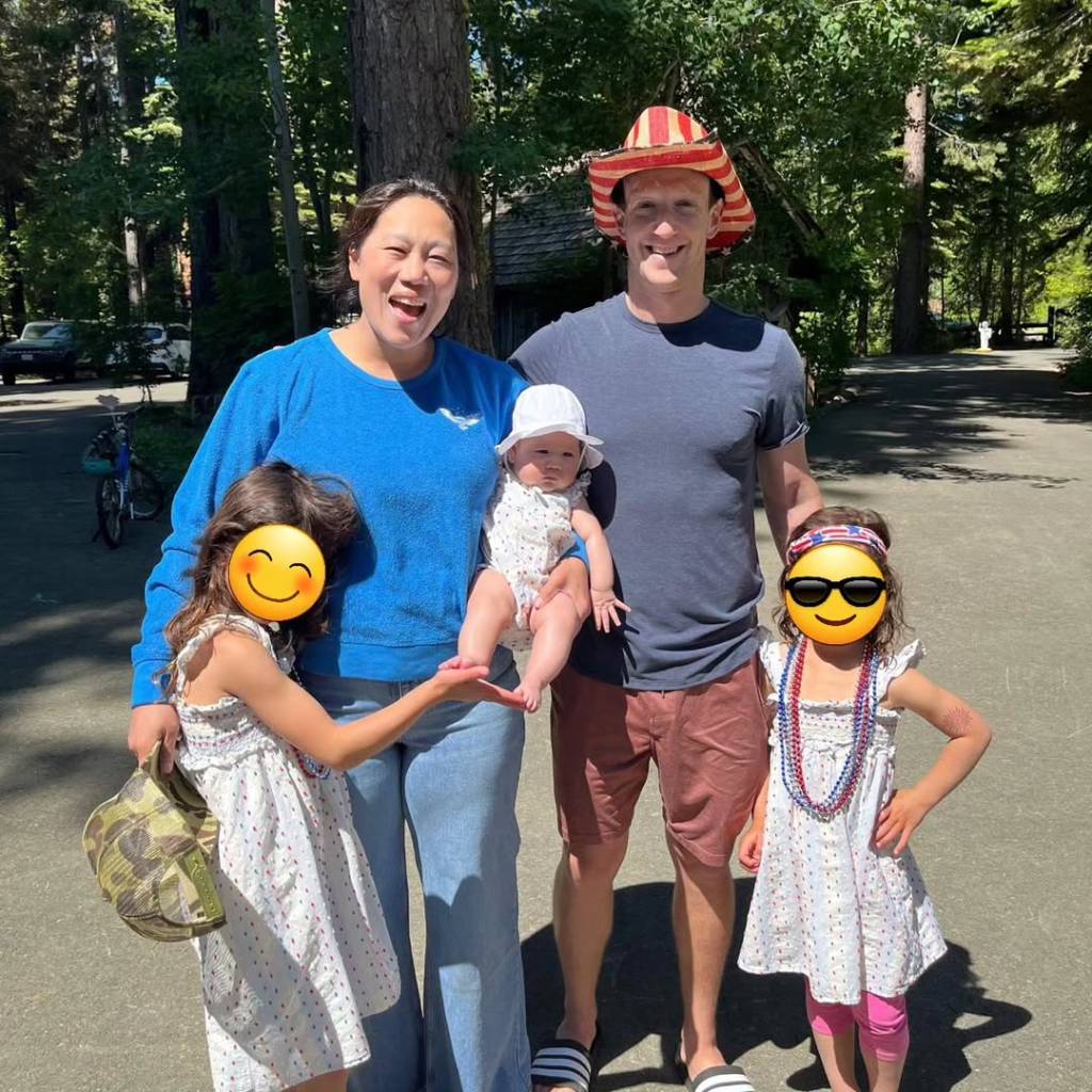 ricos-heranca-mark-zuckerberg Mark Zuckerberg e a mulher, Priscilla Chan, com as filhas Maxima, August e Aurelia