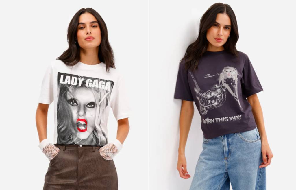 Lady Gaga no Brasil: C&A lança coleção exclusiva da cantora