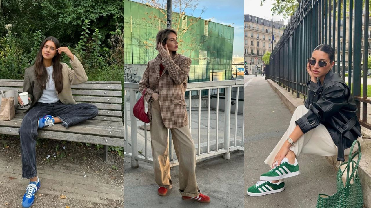Tênis coloridos femininos: 7 inspirações elegantes para usar no trabalho