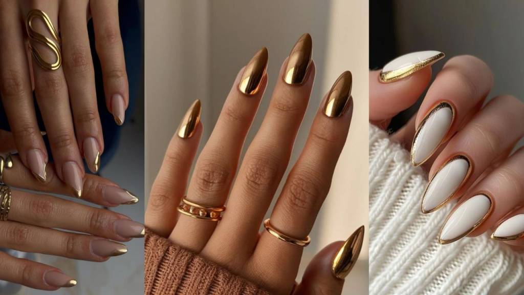 5 unhas douradas elegantes para se inspirar já!