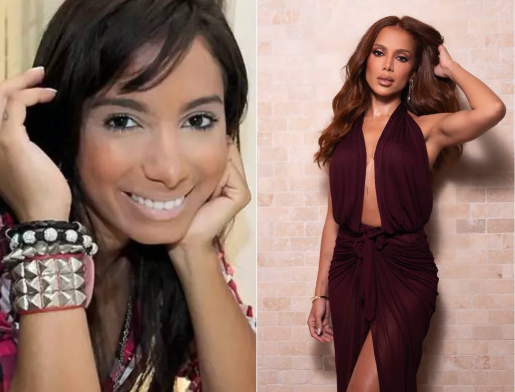 Anitta antes e depois da fama
