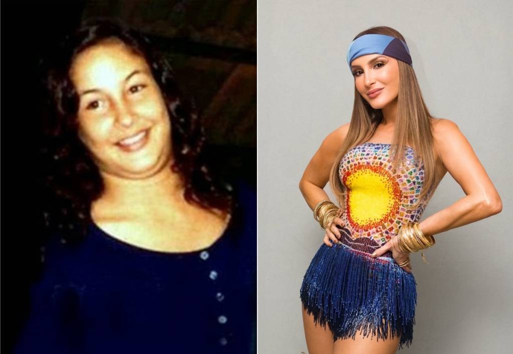 Claudia Leitte antes e depois da fama