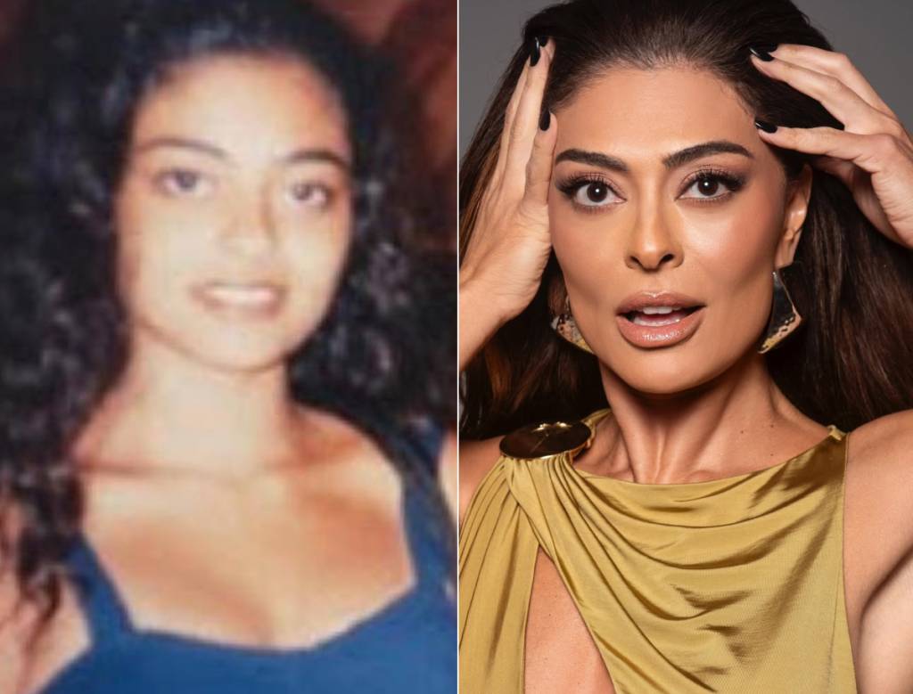 Juliana Paes antes e depois da fama