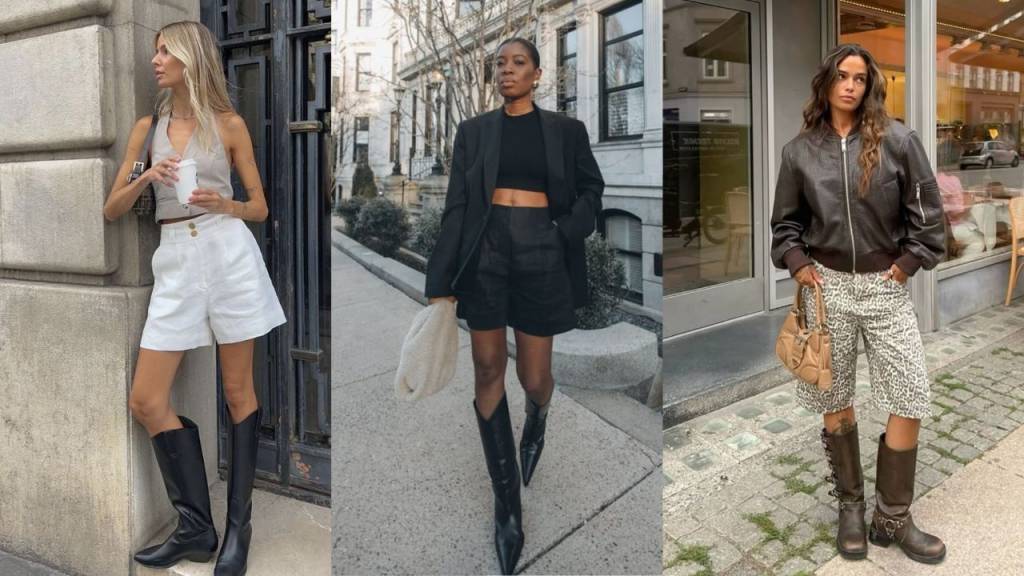 Bota com shorts: 5 formas de arrasar com a combinação